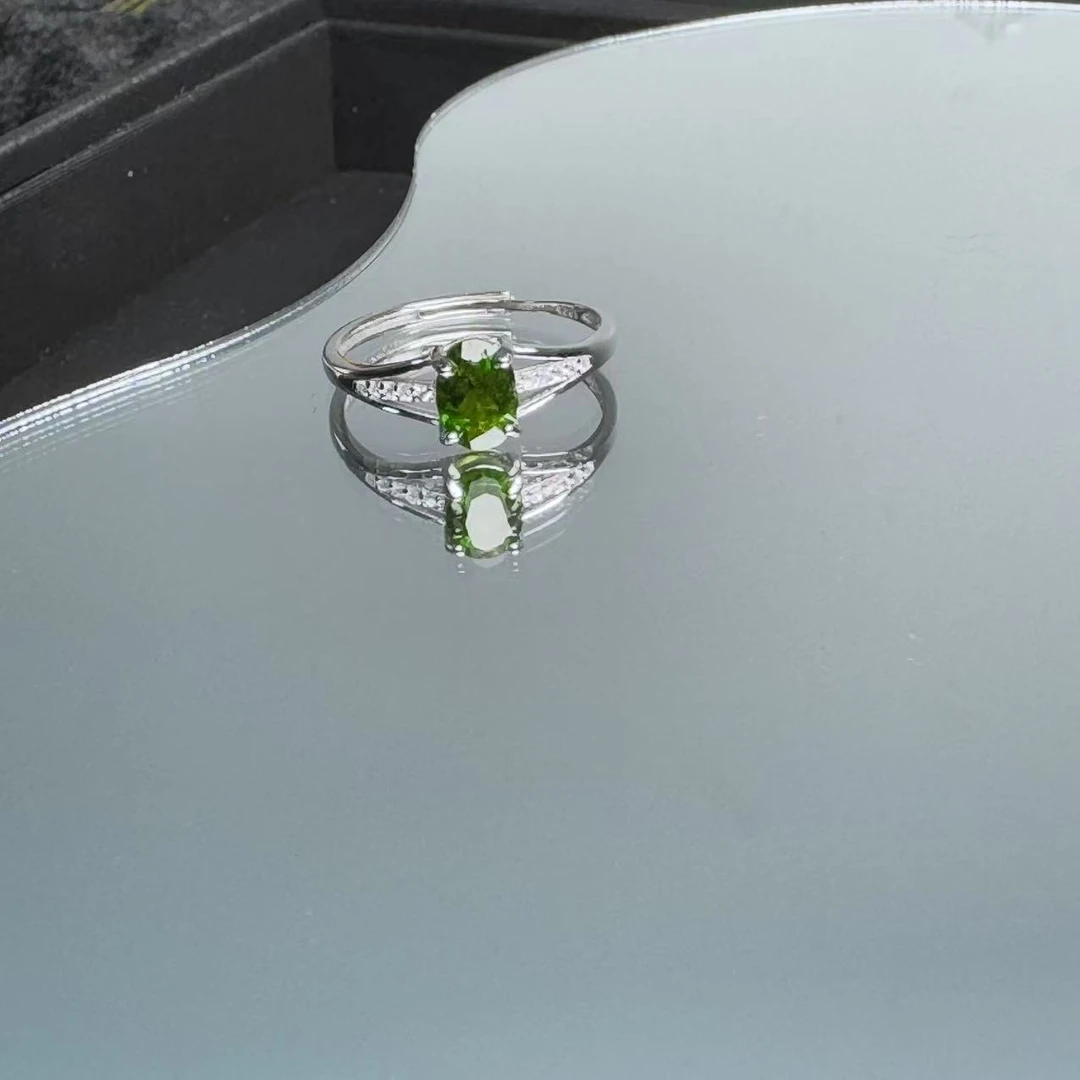 透辉石时尚开口戒指LY1339