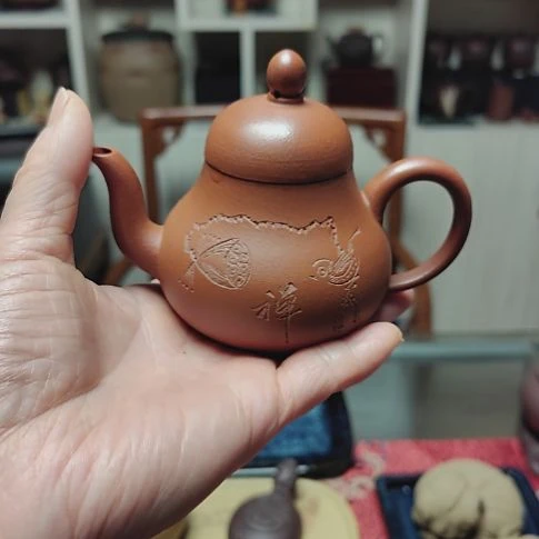 茶杯紫砂小*杨思亭壶120Cc手工制作