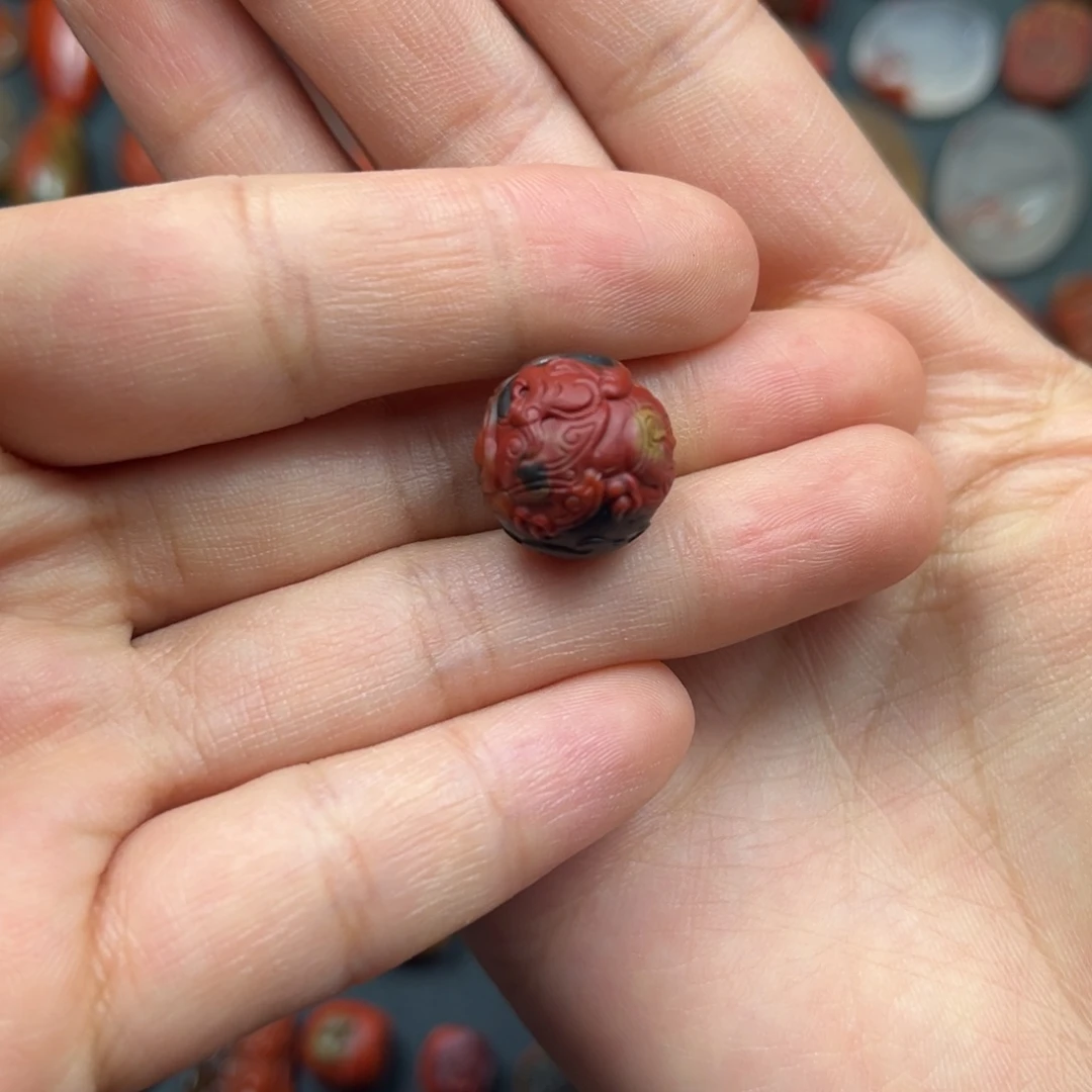 南红玛瑙未镶嵌吊坠(不含链)