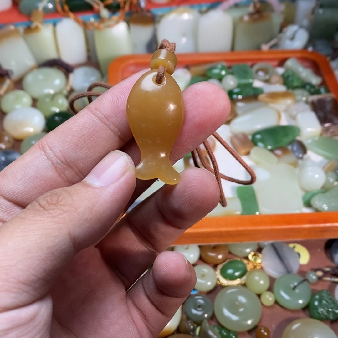 1***～和田玉未镶嵌吊坠(不含链)