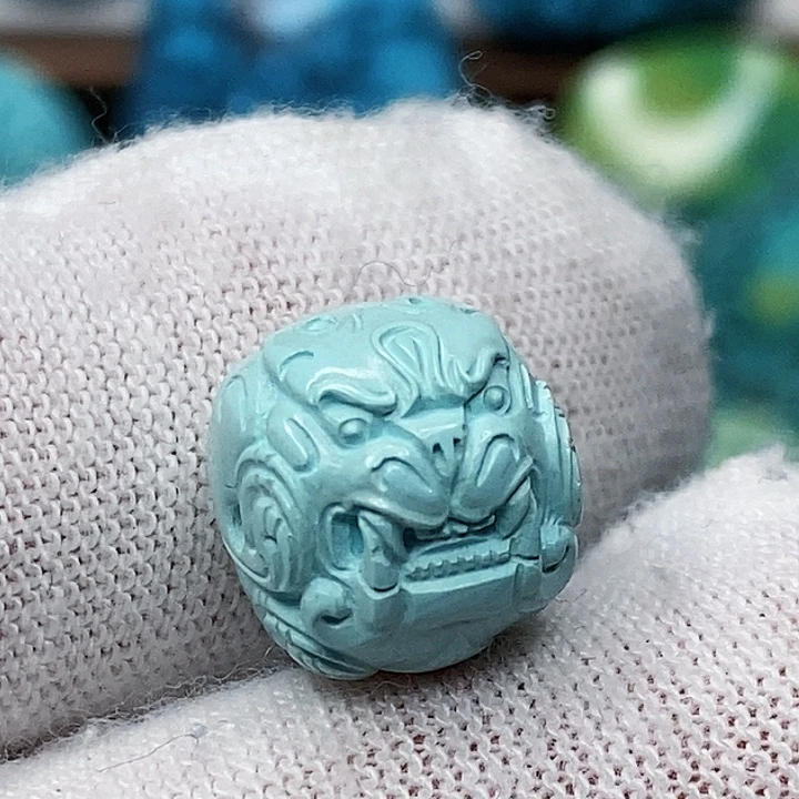 绿松石未镶嵌天然原矿 地大质检