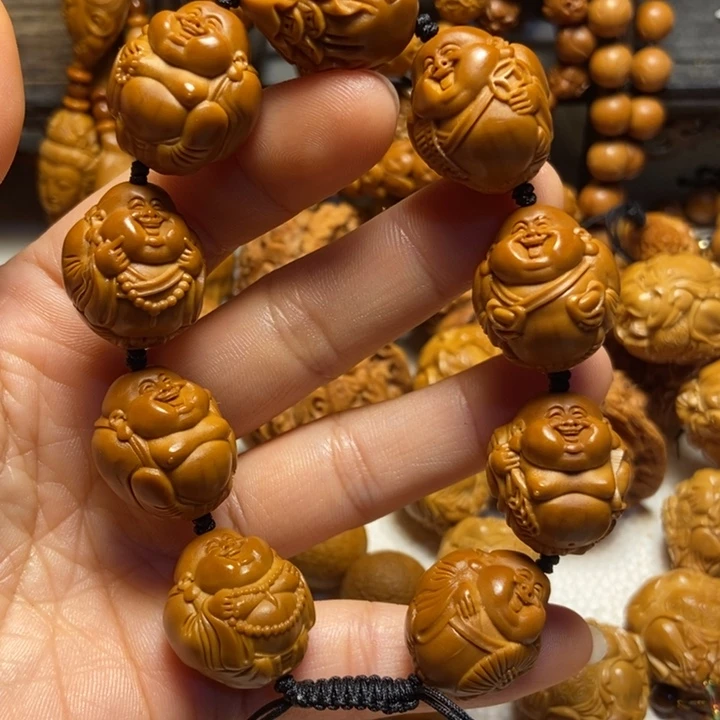 【闪购商品】橄榄核吊坠八大弥勒2.0