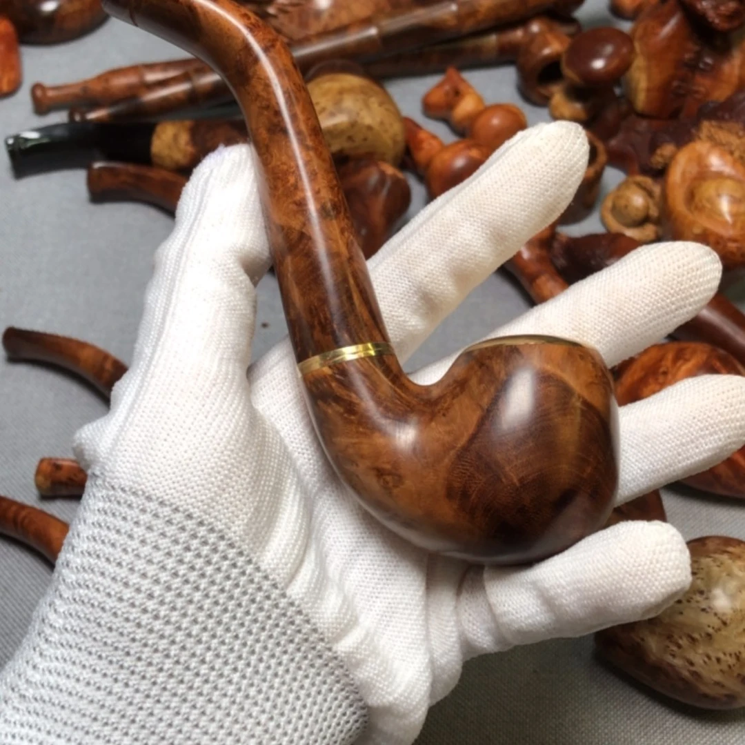 【闪购商品】木用****0麻梨疙瘩火琉璃手把件
