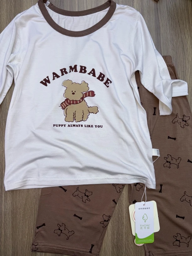 【清仓！！！】小童印花宝宝卡通风透气优可丝家居服套装