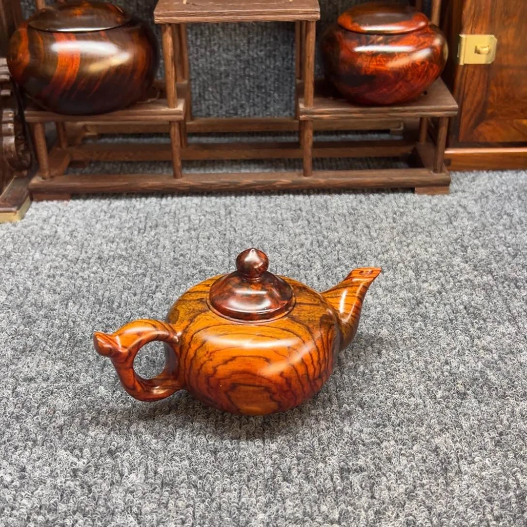 大红酸枝把把壶