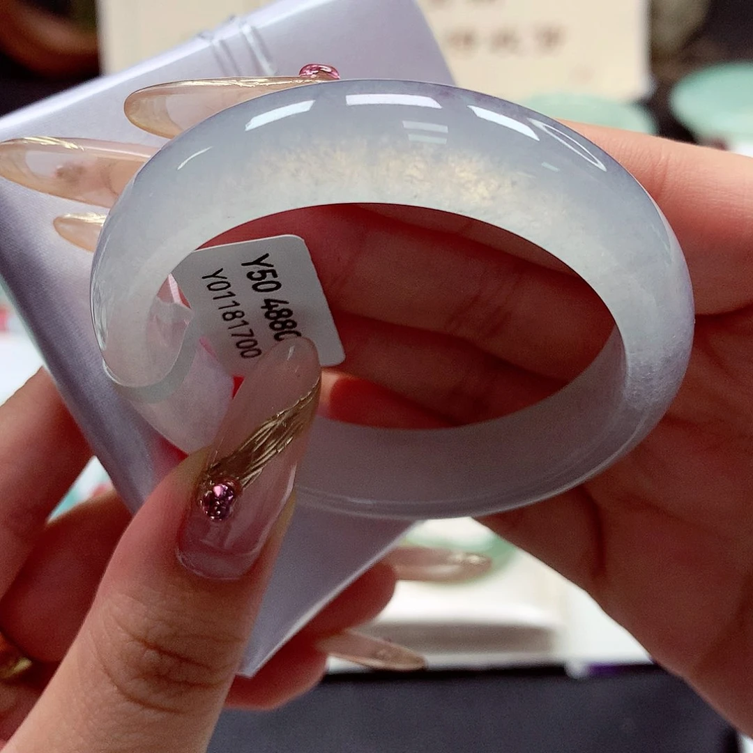 翡翠手镯未镶嵌22（14号）上新纯种水