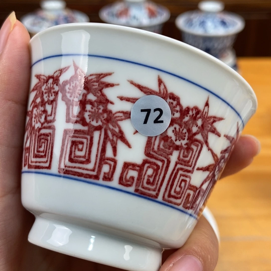 手绘现代茶具非古董