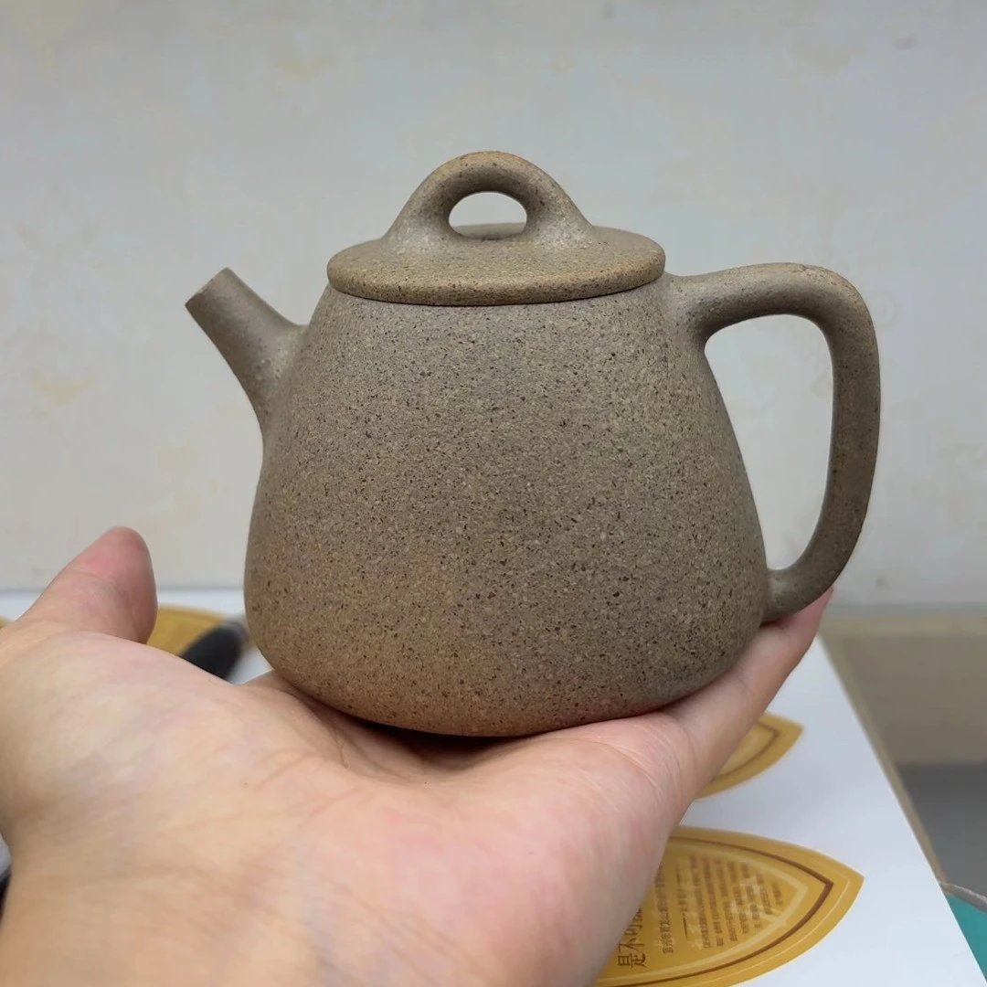 黄龙源本山降坡泥(青降和黄降),半手工艺,高瓢壶,容量200cc。