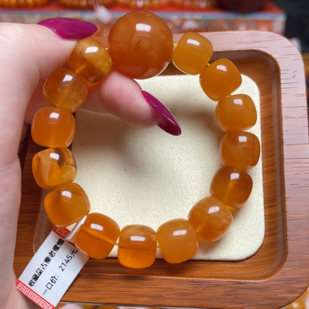 蜜蜡未镶嵌手链手串