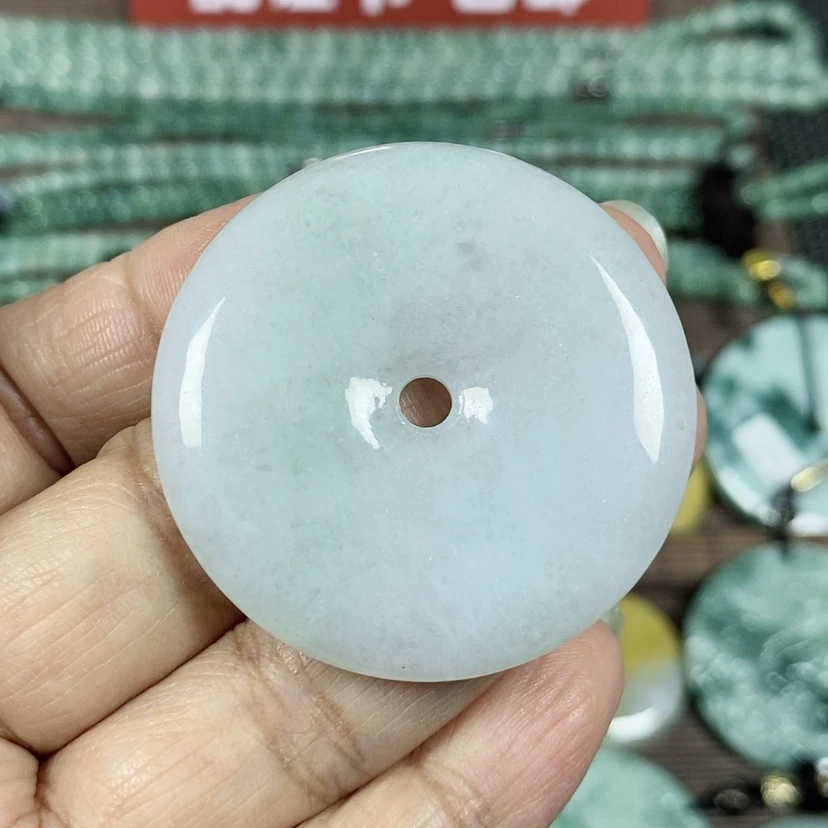 【闪购商品】翡翠颈饰未镶嵌玉吊坠翡翠玉平安扣