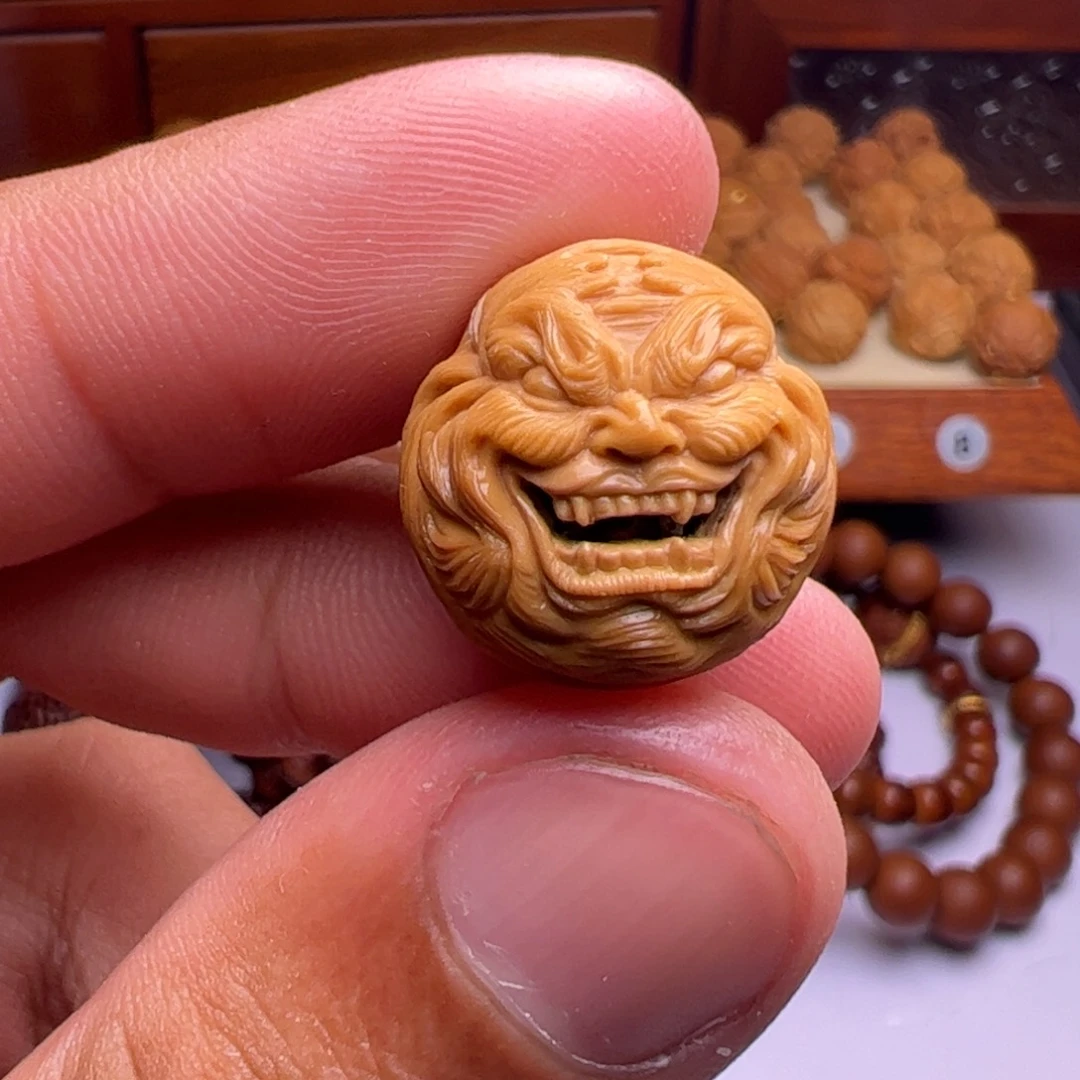 吊坠猴头核桃精修虎