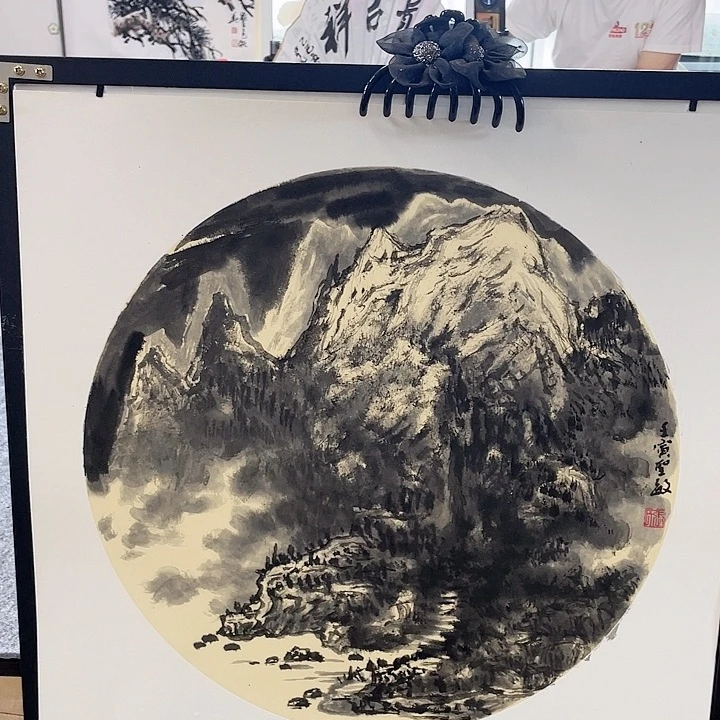 国画张圣敏先生纯手绘作品