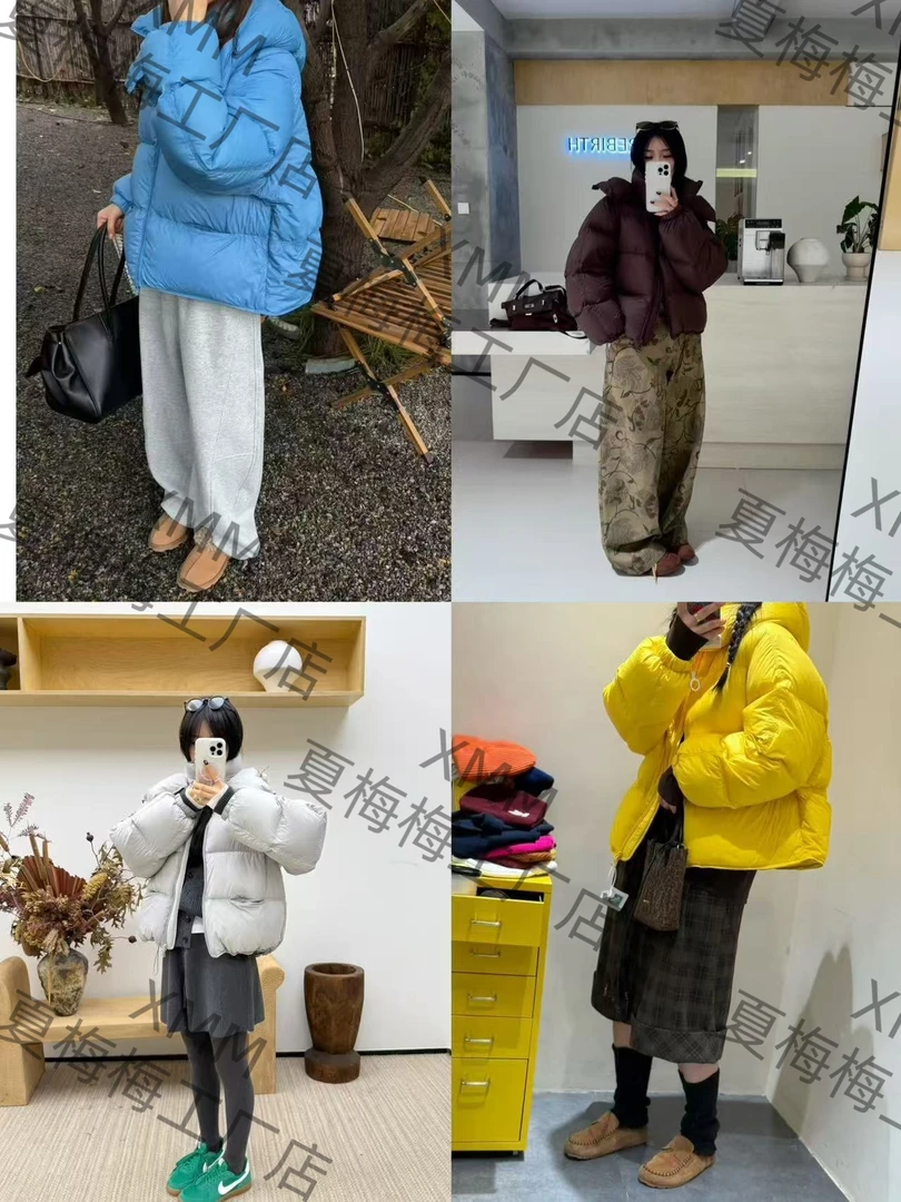 XMM《全球可溯源95白鸭绒超人面包羽绒服》冬季新款时尚羽绒服-9055