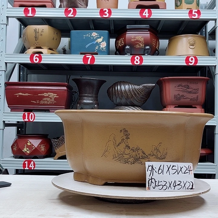 紫砂花盆紫砂花盆