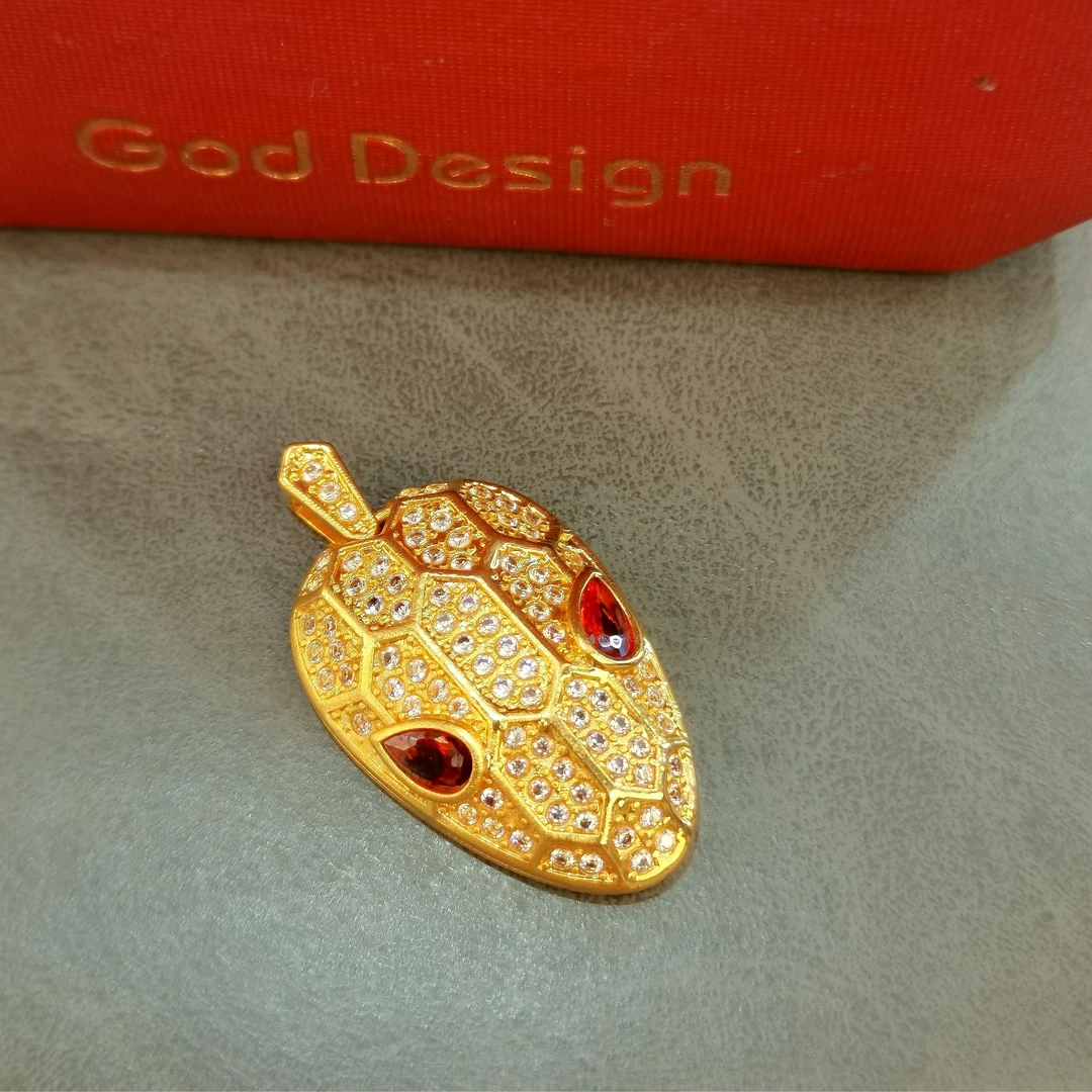 【巧儿专属】18k金黑玛瑙灵蛇红色版