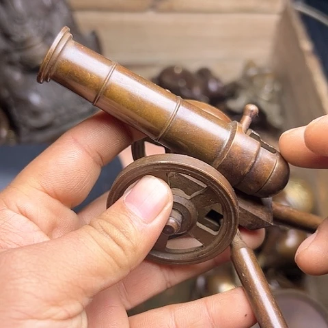 铜制工艺把玩摆件