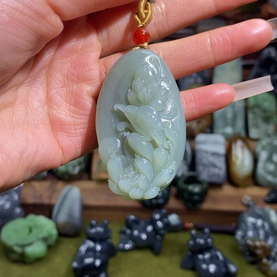 颈饰未镶嵌和田玉