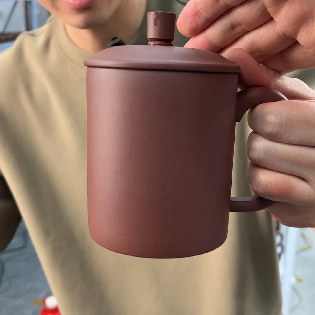 紫砂茶杯原矿紫砂