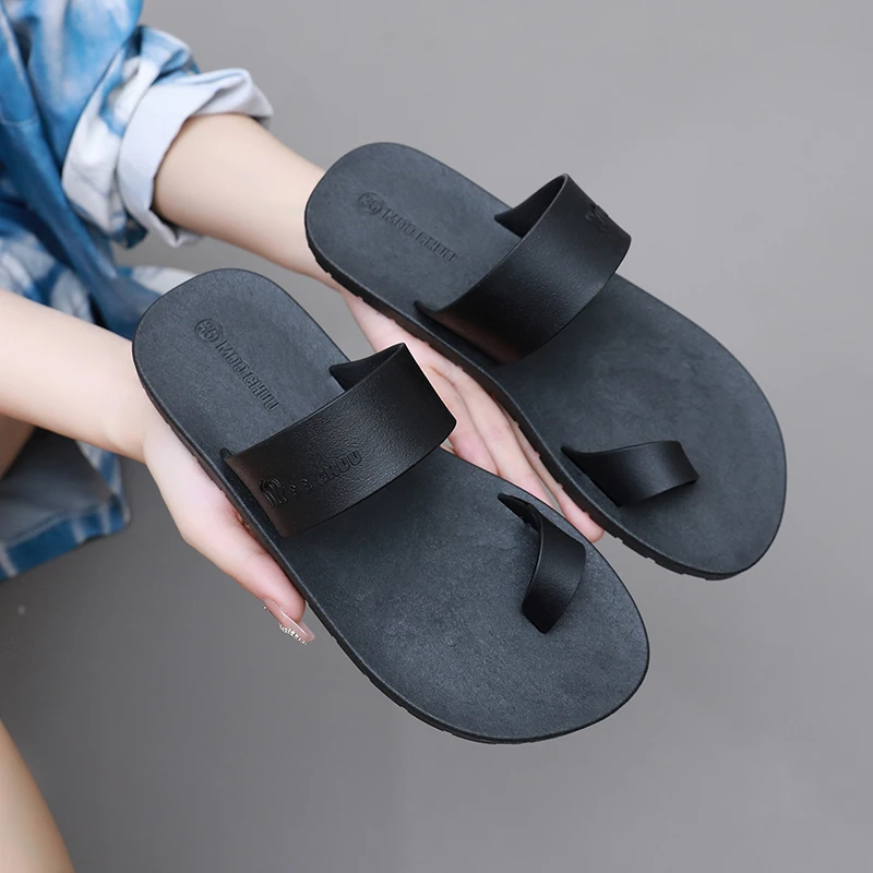 泰国进口套趾拖鞋男士可泡水休闲沙滩凉拖鞋情侣个性外穿男女同款