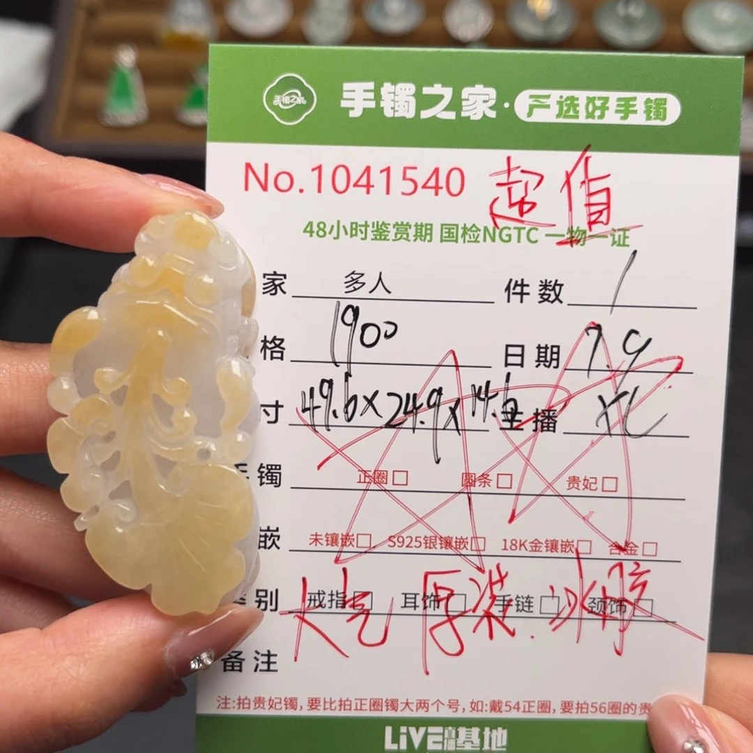 翡翠未镶嵌颈饰多人