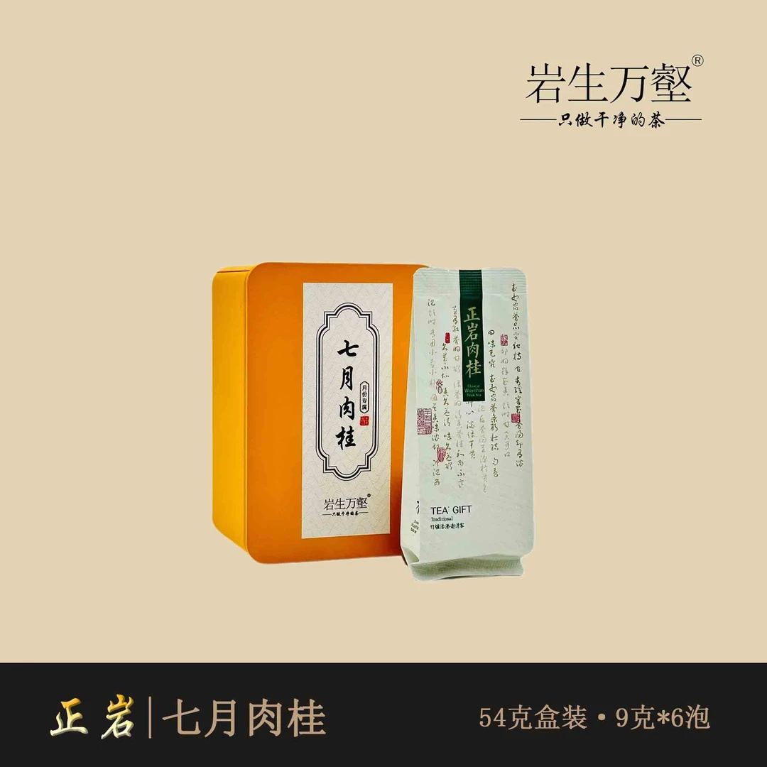岩生万壑 [七月/肉桂] 正宗武夷山岩茶正岩肉桂大红袍乌龙茶