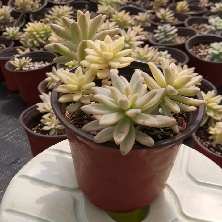 秋丽白覆轮锦小老桩