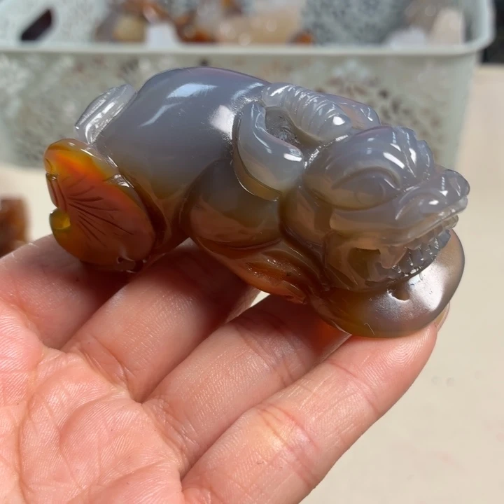 玛瑙/玉髓未镶嵌吊坠(不含链)