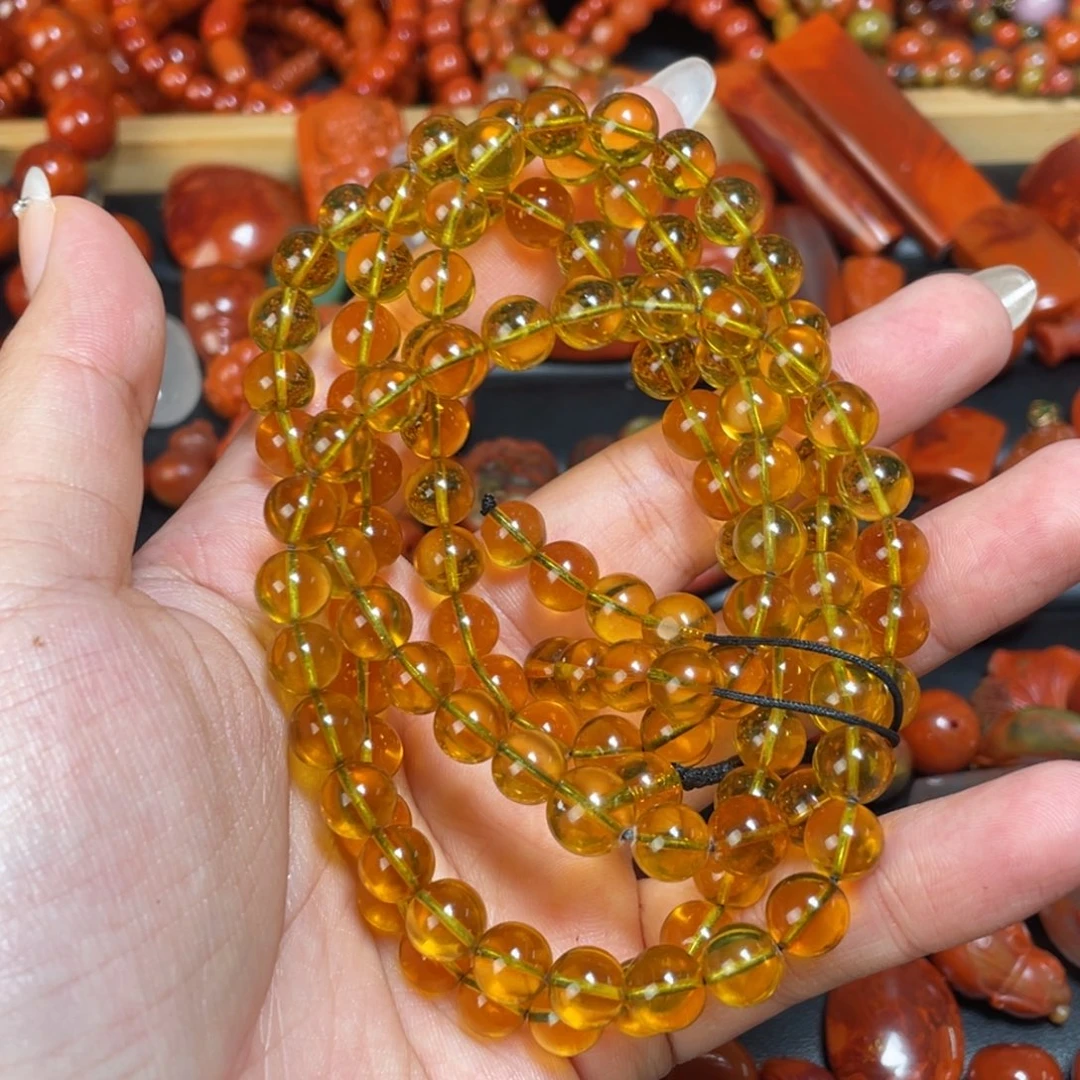 金珀未镶嵌颈饰66