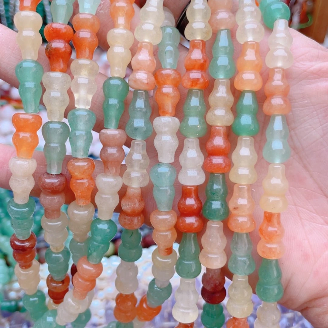 未镶嵌玛瑙/玉髓珠宝奇石东陵葫芦1条卡8*14