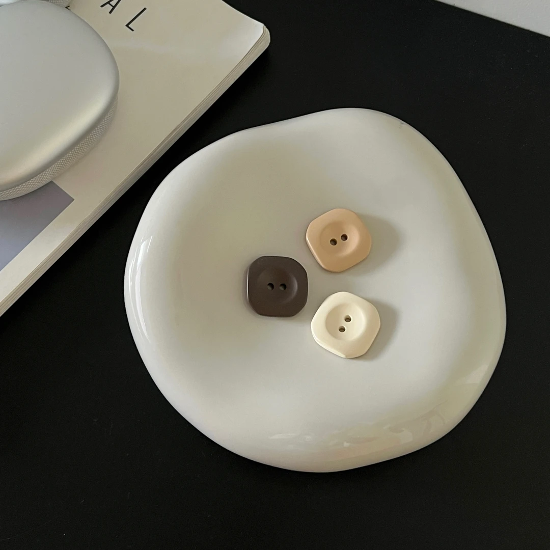 Line Narrate 定制奶油色系ins风树脂纽扣 diy配件材料 2.5cm直径