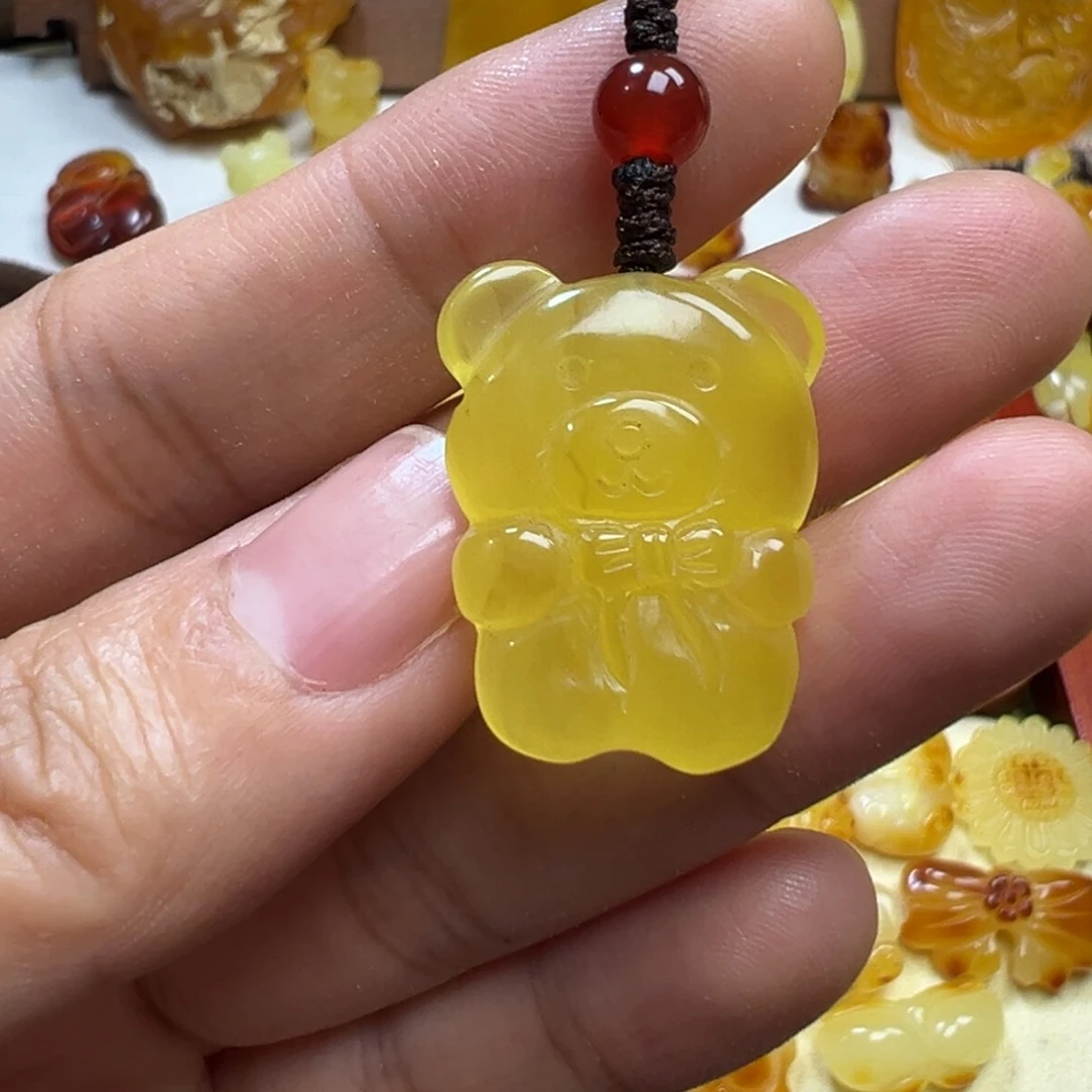 未镶嵌吊坠(不含链)琥珀