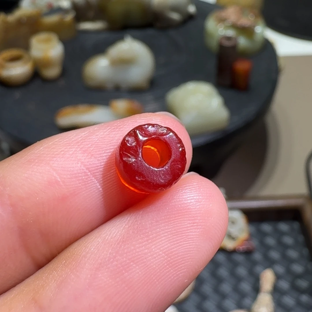 心***成和田玉（糖玉）未镶嵌车挂
