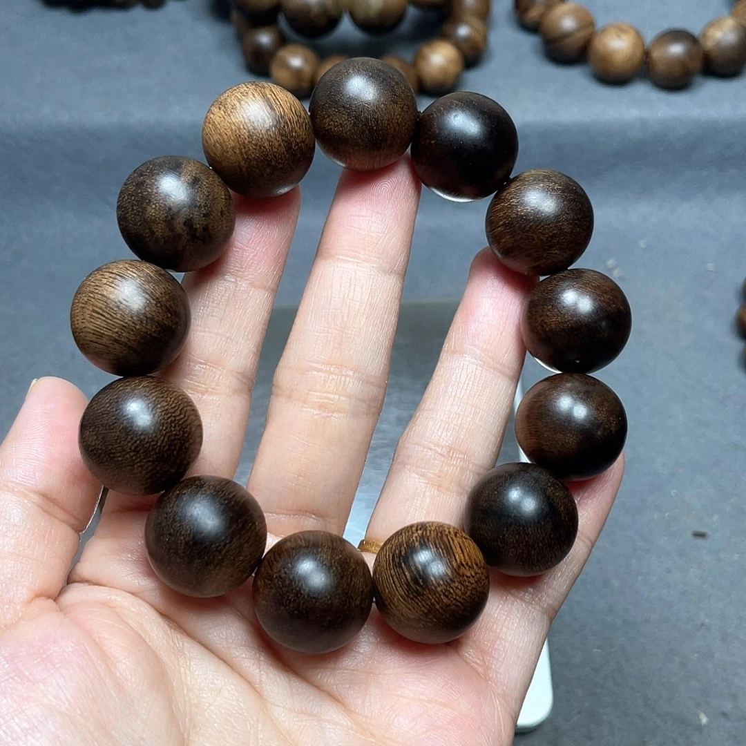 沉香手串星*⭐白棋瘤疤1.8