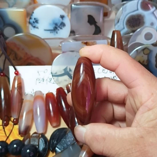合金颈饰玛瑙/玉髓