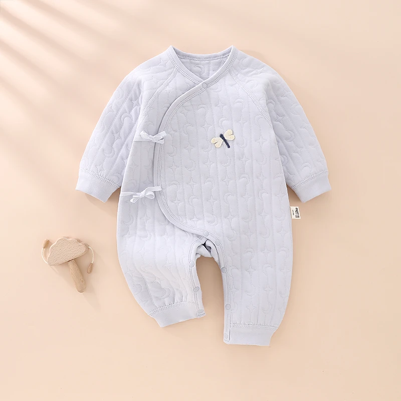 新生儿婴儿A类纯棉无骨狂欢季蝴蝶衣四季春秋宝宝