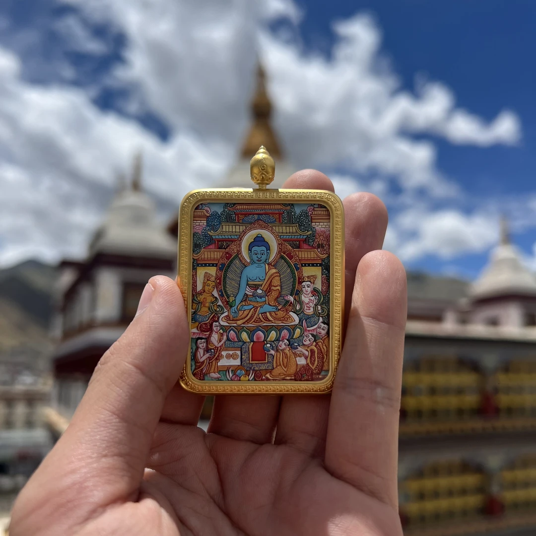 云丹拉姆 | 皮唐卡吊坠多样性发其一