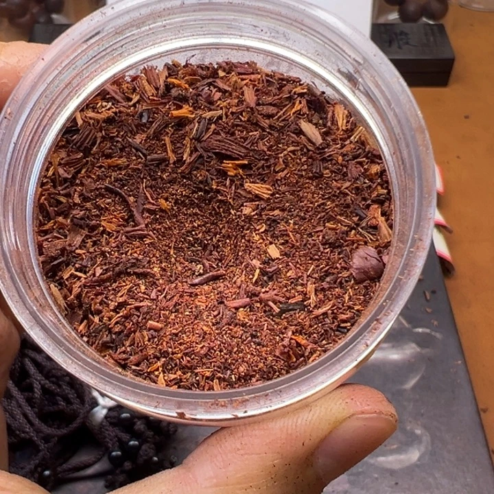 降真香缅甸小叶降真香红油粉未碎料40g