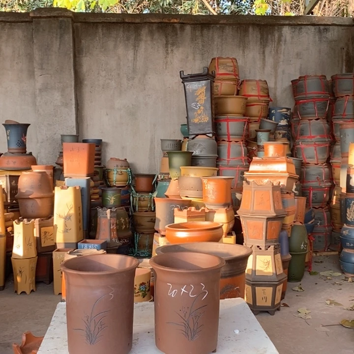 紫砂花盆紫砂花盆