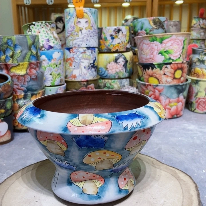 景德镇艺术手绘作品