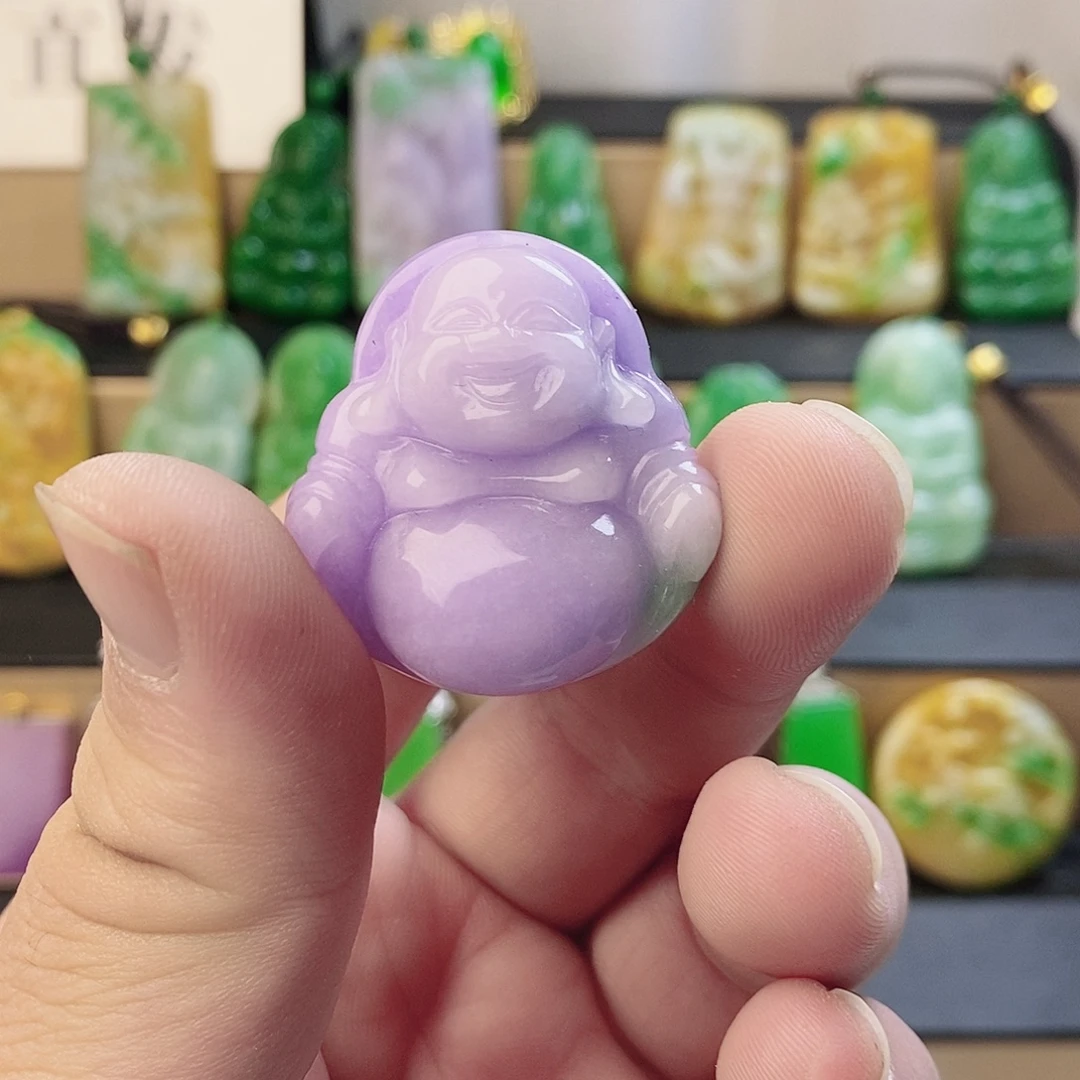 翡翠银S925镶嵌吊坠(赠链)