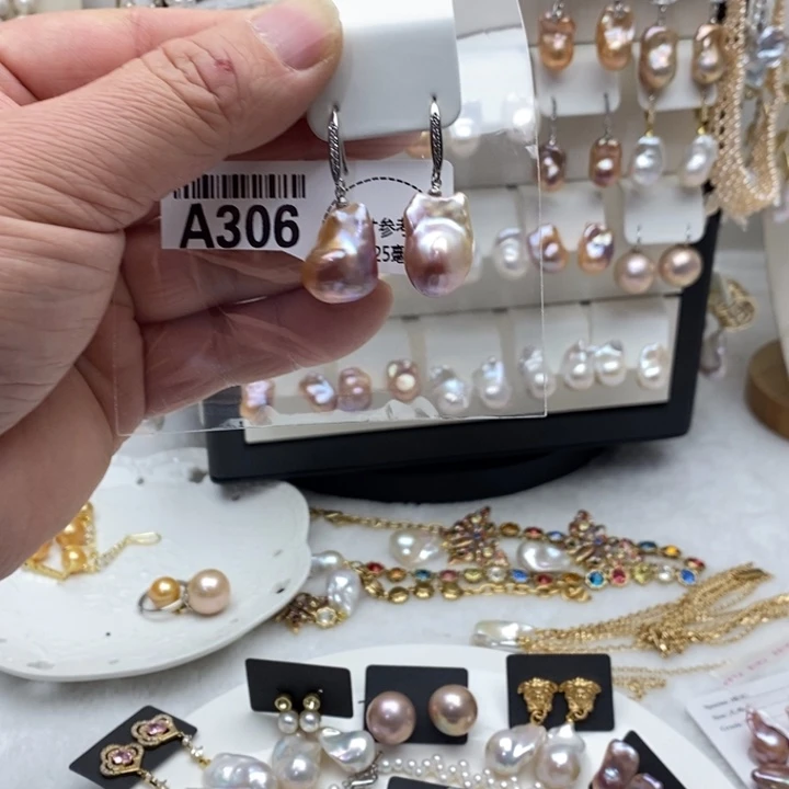 项链合金淡水珍珠306