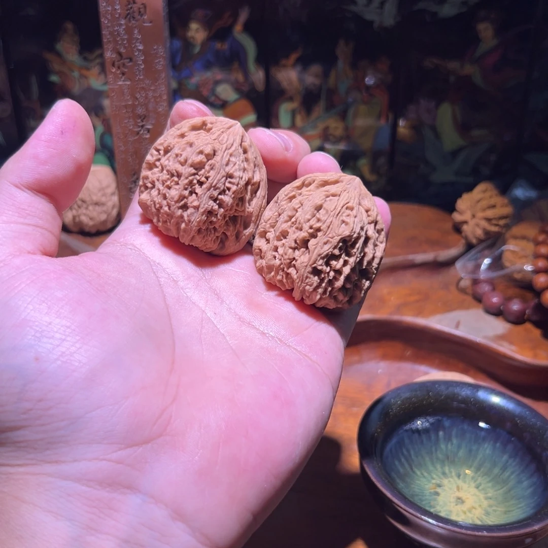 吊坠文玩核桃42全品涿鹿南疆石，没黄