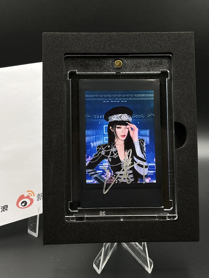 W339【叶舒华】亲签三寸正品富士拍立得mini相纸 横板