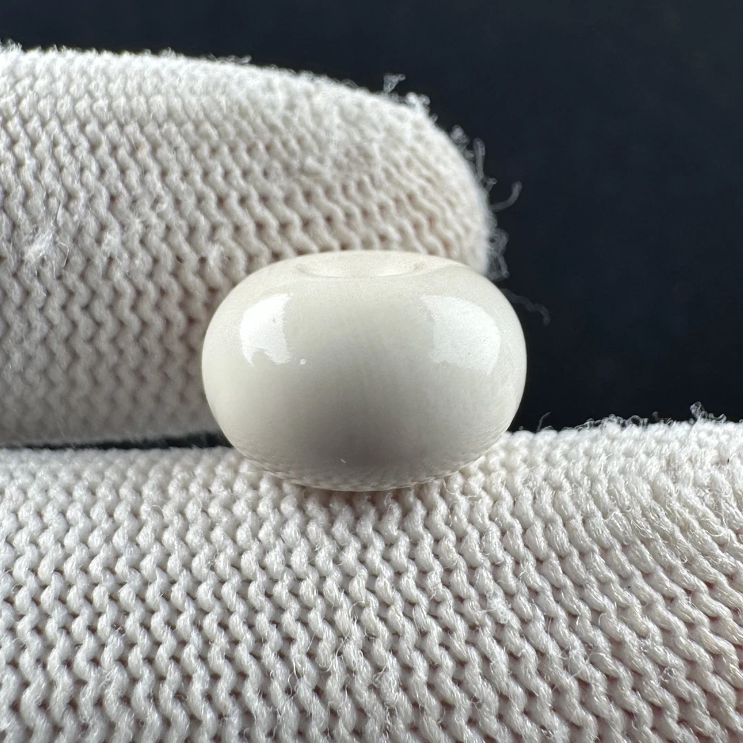 K3691 天然猛犸牙特价瑕疵墩子13.2*6.6 mm一物一图 假一罚十