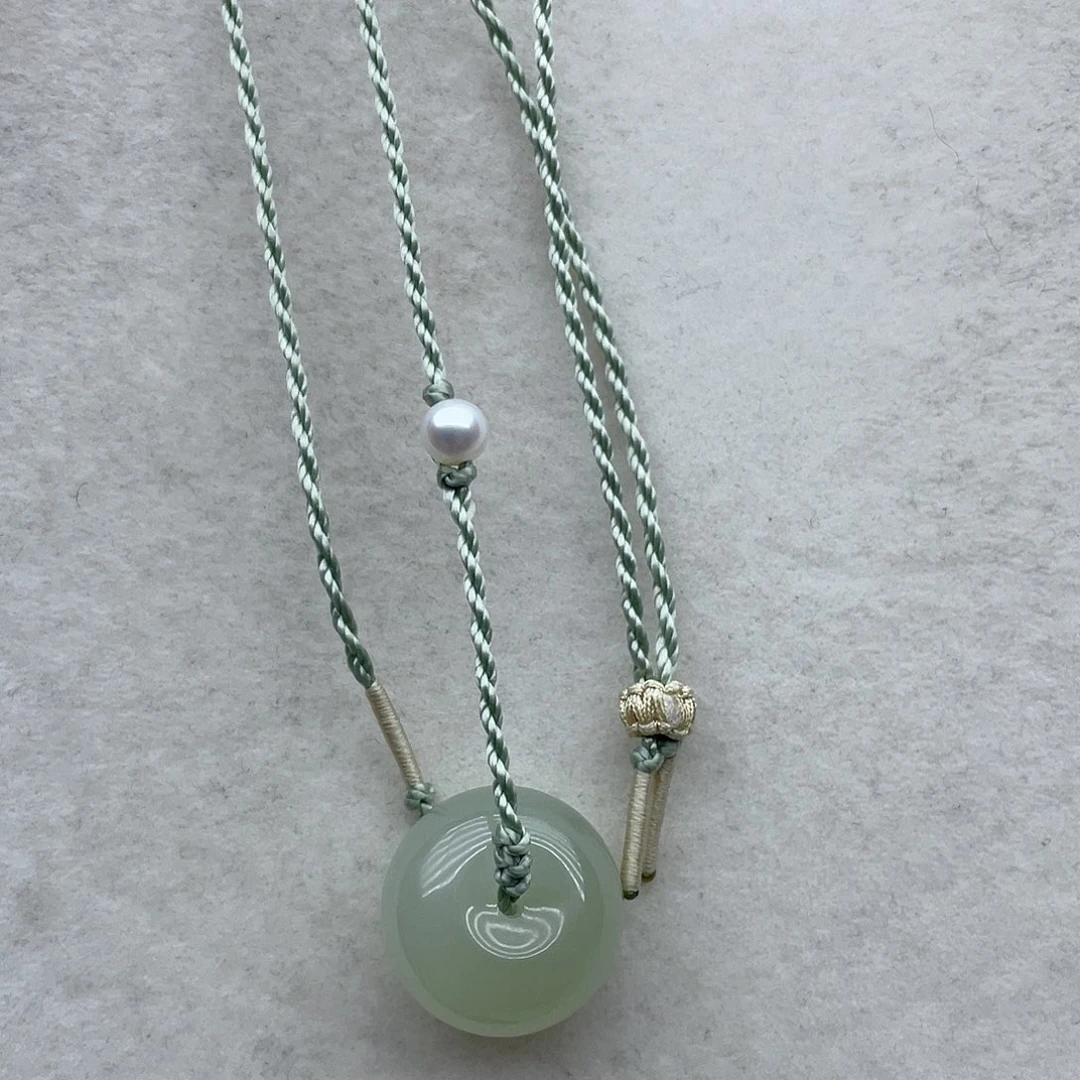 和田玉未镶嵌颈饰43