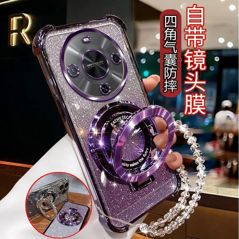 气囊防摔华为畅享70X活力版手机壳BREAL00a高质量镜头全包闪粉CD