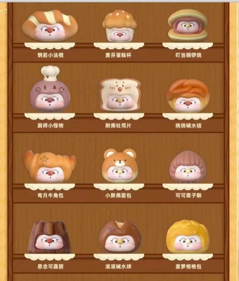 （拆盒）墩墩面包屋mini系列潮玩盲盒手办摆件（尾1直上）