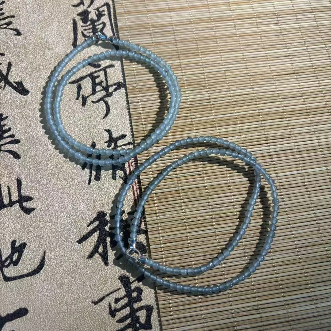 翡翠小米珠项链-约4mm*（多样性发一件）