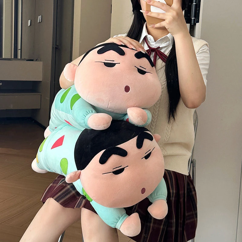 【吐司】高品质趴款蜡笔小新搞怪睡衣趴枕公仔玩偶治愈系陪睡毛绒