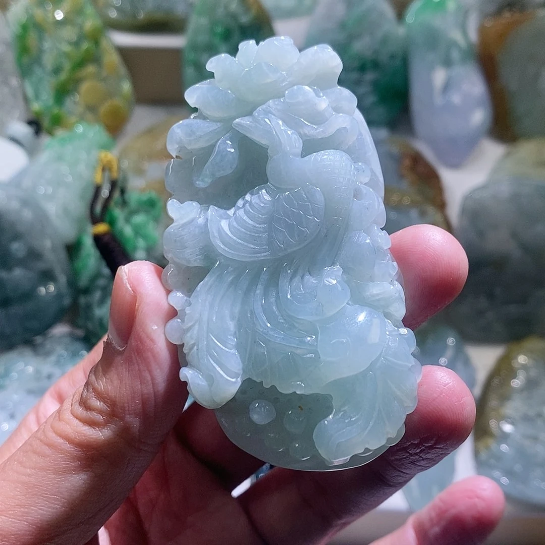 【闪购商品】翡翠颈饰未镶嵌凤凰